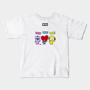 bt21 bts exclusive design 27 Kids T-Shirt